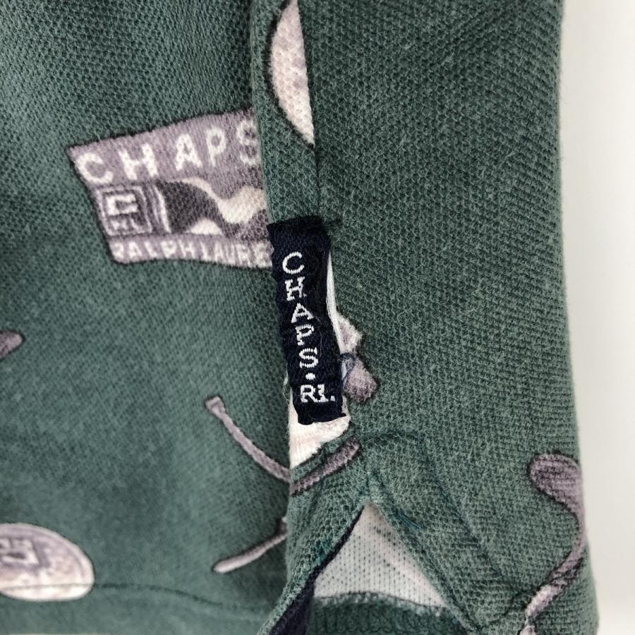 古着 ラルフローレン Ralph Lauren CHAPS チャップス 総柄 半袖