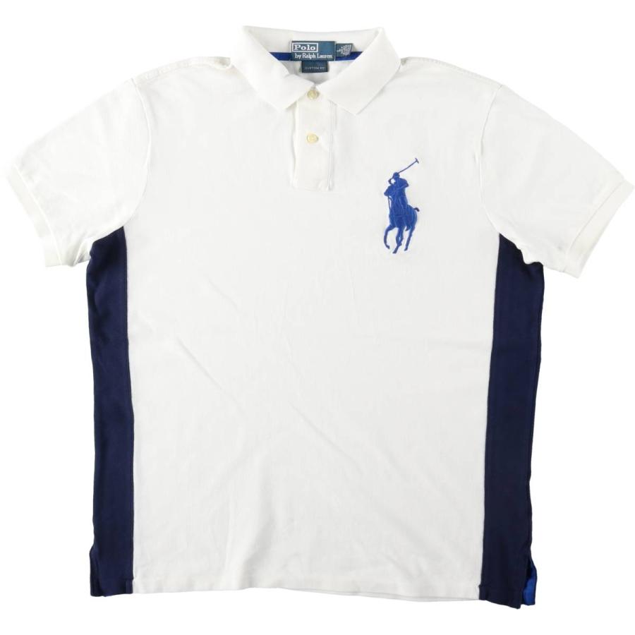 古着 ラルフローレン Ralph Lauren POLO by Ralph Lauren CUSTOM FIT ビッグポニー 半袖 ポロシャツ メンズL相当/eaa620873 古着 ラルフローレン Ralph Lauren POLO by CUSTOM FIT ビッグポニー