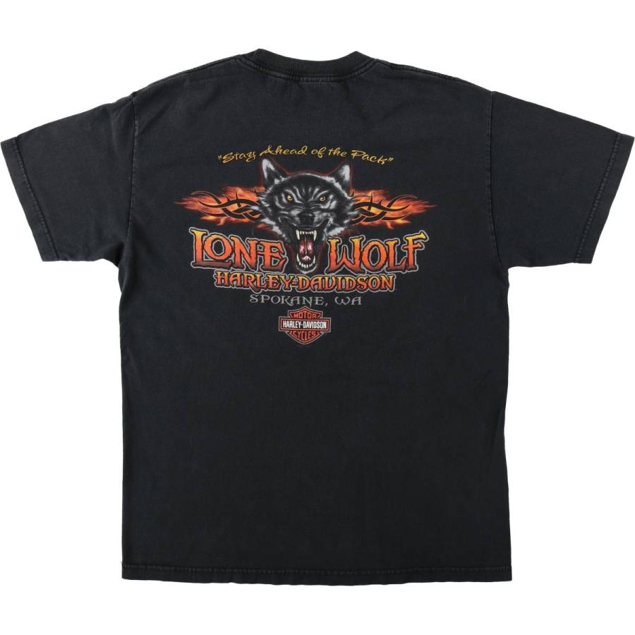 古着 ハーレーダビッドソン Harley-Davidson モーターサイクル バイクT
