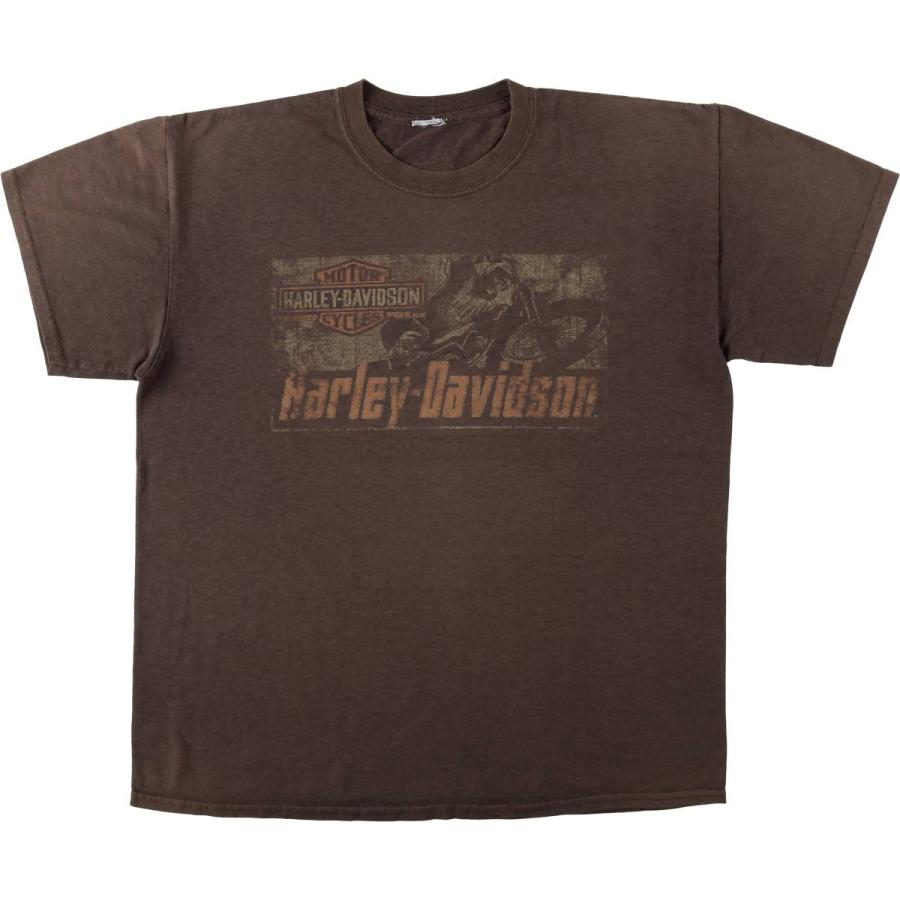 古着 ハーレーダビッドソン Harley-Davidson モーターサイクル バイクT