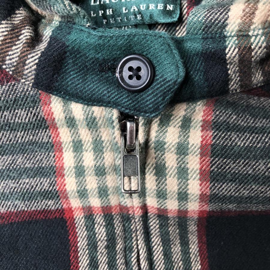 古着 ラルフローレン Ralph Lauren LAUREN ローレン フード付き フルジップ 長袖 コットンチェックシャツ レディースS相当/eaa621120 古着 ラルフローレン Ralph Lauren LAUREN ローレン フード付き