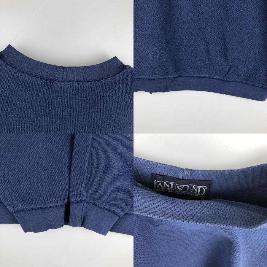 古着 ~00年代 ランズエンド LANDS'END 無地 ブランクスウェットシャツ