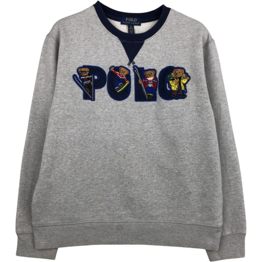 古着 ラルフローレン Ralph Lauren POLO RALPH LAUREN ポロベア ロゴスウェットシャツ トレーナー レディースL相当/eaa621194 古着 ラルフローレン Ralph Lauren POLO RALPH LAUREN ポロベア ロゴ
