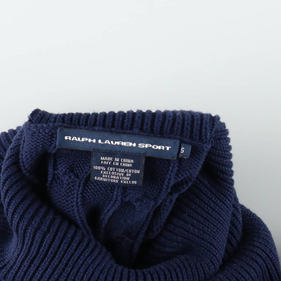 古着 ラルフローレン Ralph Lauren RALPH LAUREN SPORT ケーブル編み
