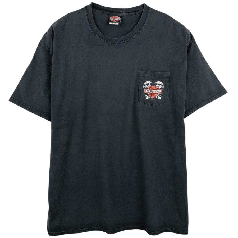 Harley Davidson Tシャシ 古着 ハーレーダビッドソン Harley-Davidson モーターサイクル バイクT