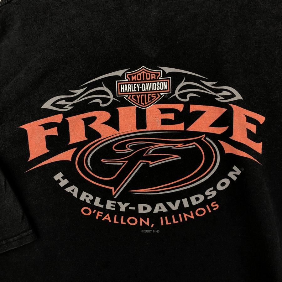 Harley Davidson Tシャシ 古着 ハーレーダビッドソン Harley-Davidson モーターサイクル バイクT