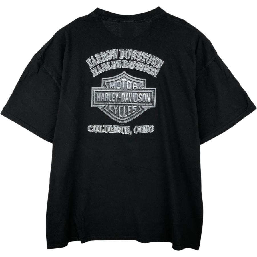 古着 ハーレーダビッドソン Harley-Davidson ドクロ柄 スカル柄