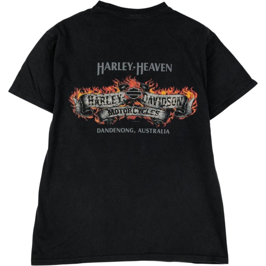 古着 ハーレーダビッドソン Harley-Davidson ファイヤーパターン