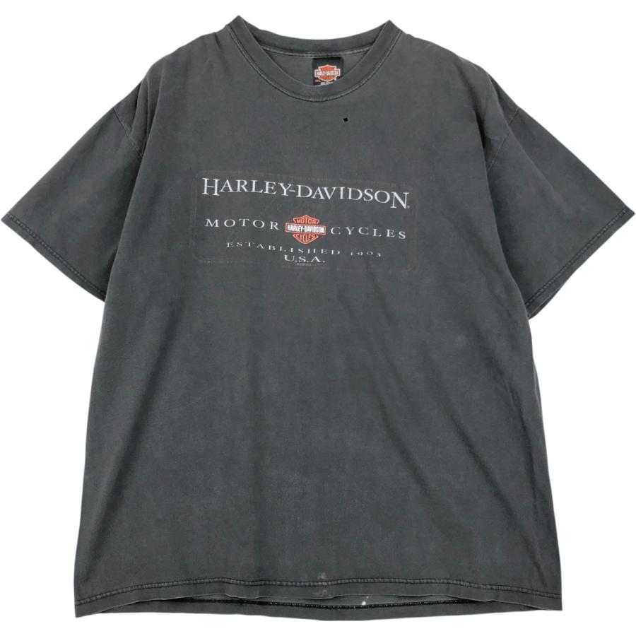 00s Harley-Davidson USA製Tシャツ L 古着 00年代 ハーレーダビッドソン Harley-Davidson モーターサイクル