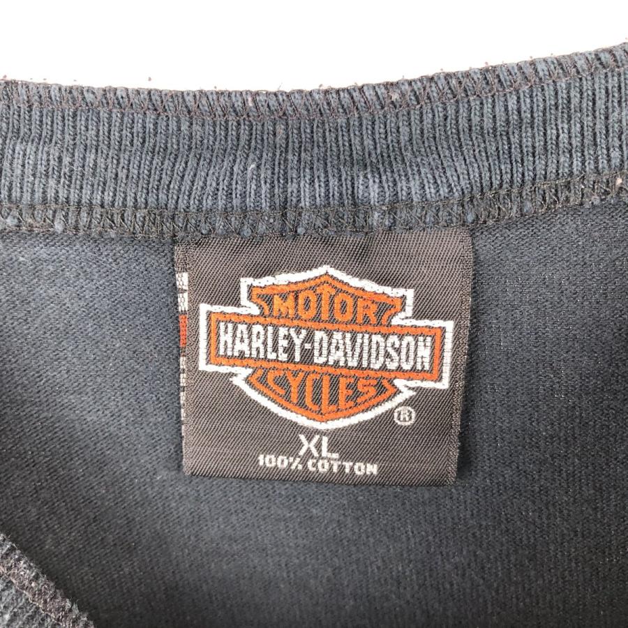 古着 ハーレーダビッドソン Harley-Davidson ヘンリーネック モーター