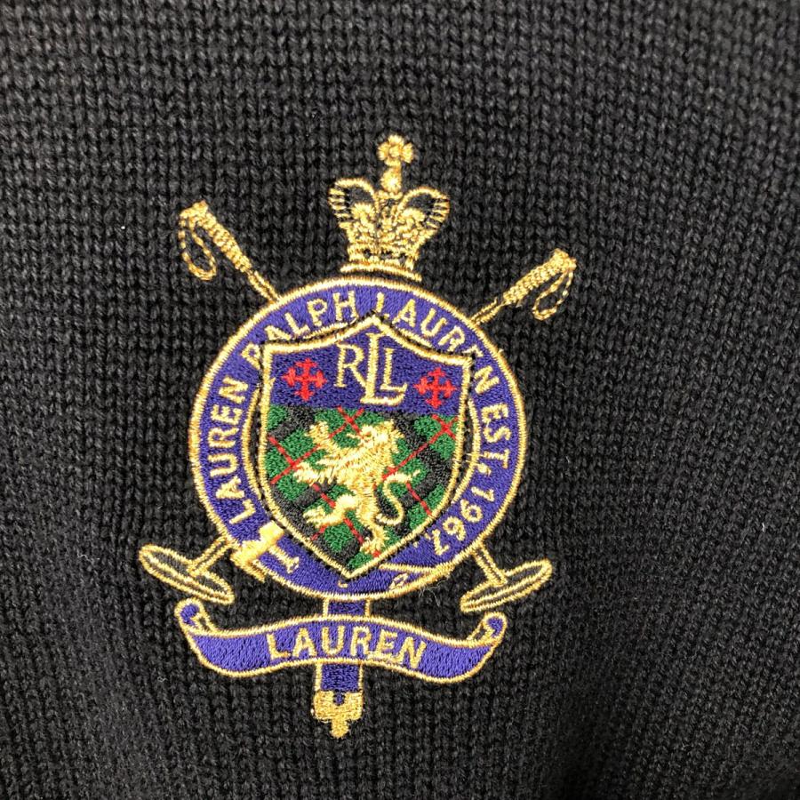 古着 ラルフローレン Ralph Lauren LAUREN ローレン コットンニットハーフジップセーター レディースXXL相当/eaa621710 古着 ラルフローレン Ralph Lauren LAUREN ローレン コットンニット