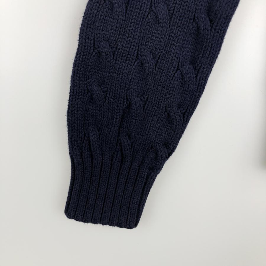 Ralph Lauren - 古着 ラルフローレン Ralph Lauren RALPH LAUREN SPORT ケーブル編み  Vネック コットンニットセーター レディースL相当 /eaa390354 古着 ラルフローレン Ralph Lauren RALPH LAUREN SPORT ケーブル編み V