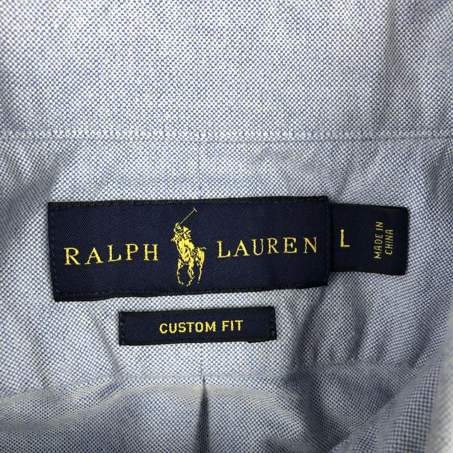 古着 ラルフローレン Ralph Lauren CUSTOM FIT 長袖 ボタンダウン