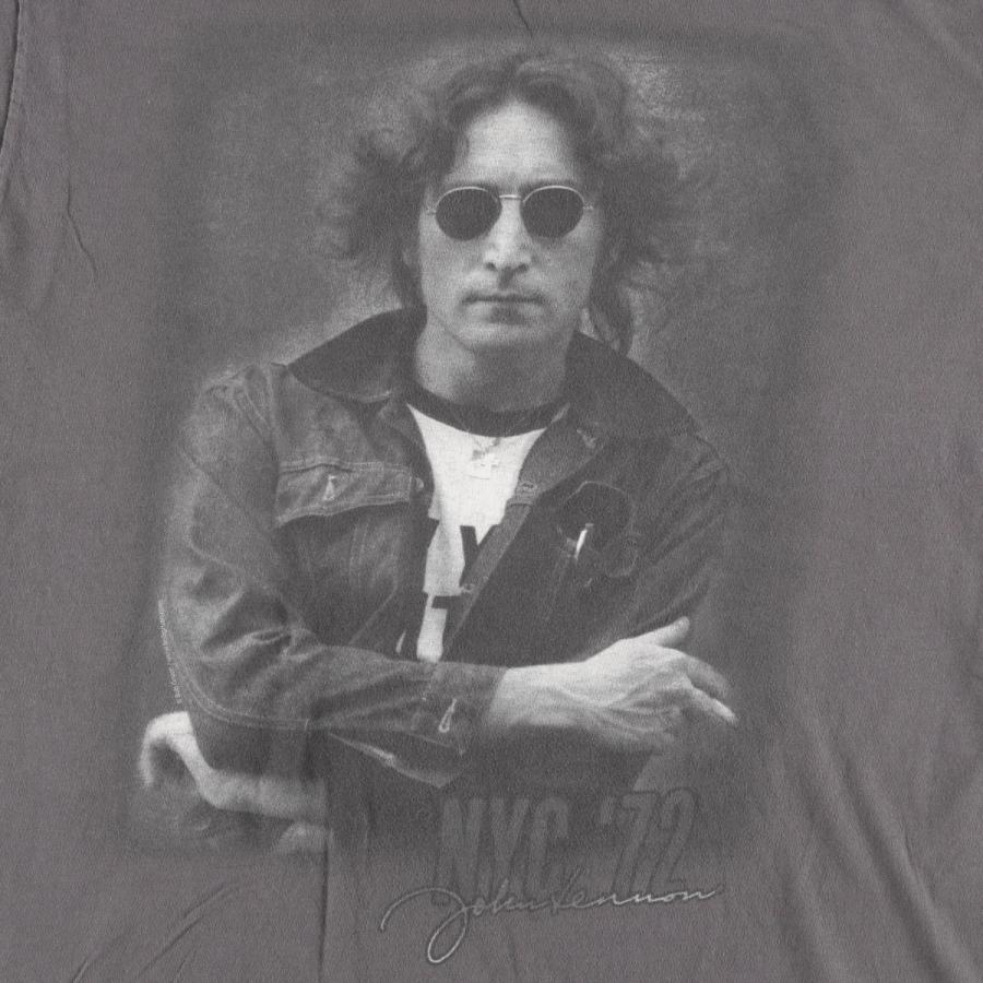 古着 ZION JOHN LENNON ジョンレノン バンドTシャツ バンT メンズL相当 