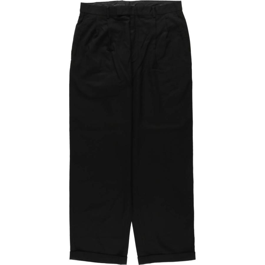 古着 ペリーエリス PERRY ELLIS PORTFOLIO ツータック スラックス