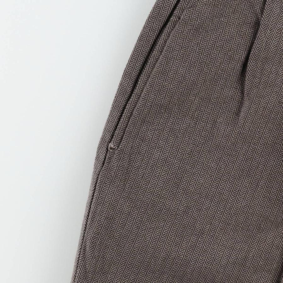 古着 ラルフローレン Ralph Lauren POLO by Ralph Lauren ツータック ヘリンボーン コットン スラックスパンツ メンズw35相当/eaa622189 古着 ラルフローレン Ralph Lauren POLO by ツータック ヘリンボーン