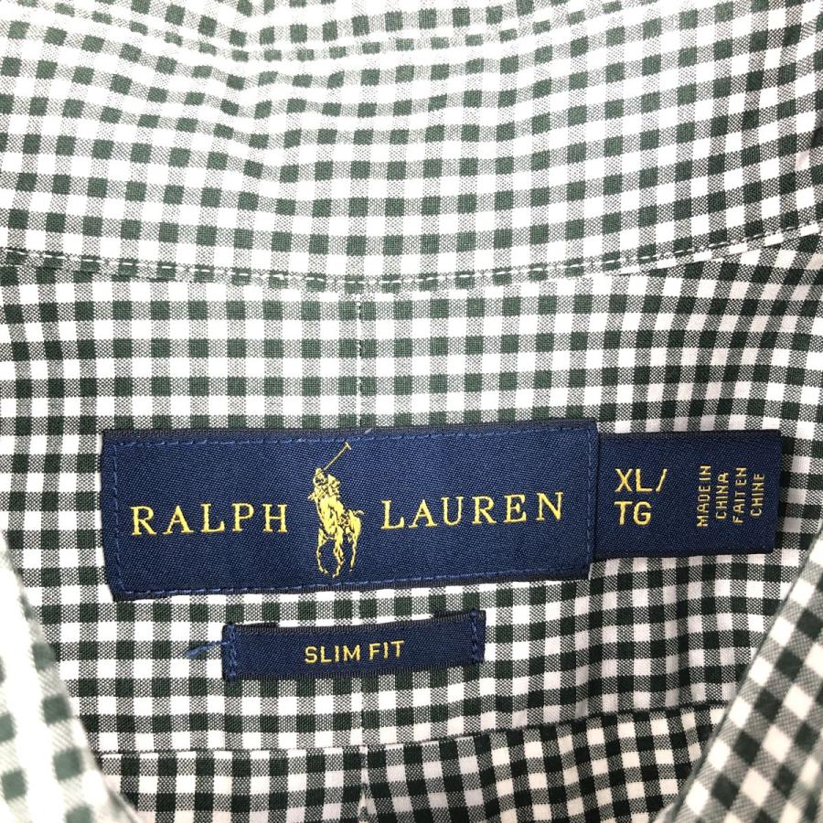 古着 ラルフローレン Ralph Lauren SLIM FIT スリムフィット ギンガム