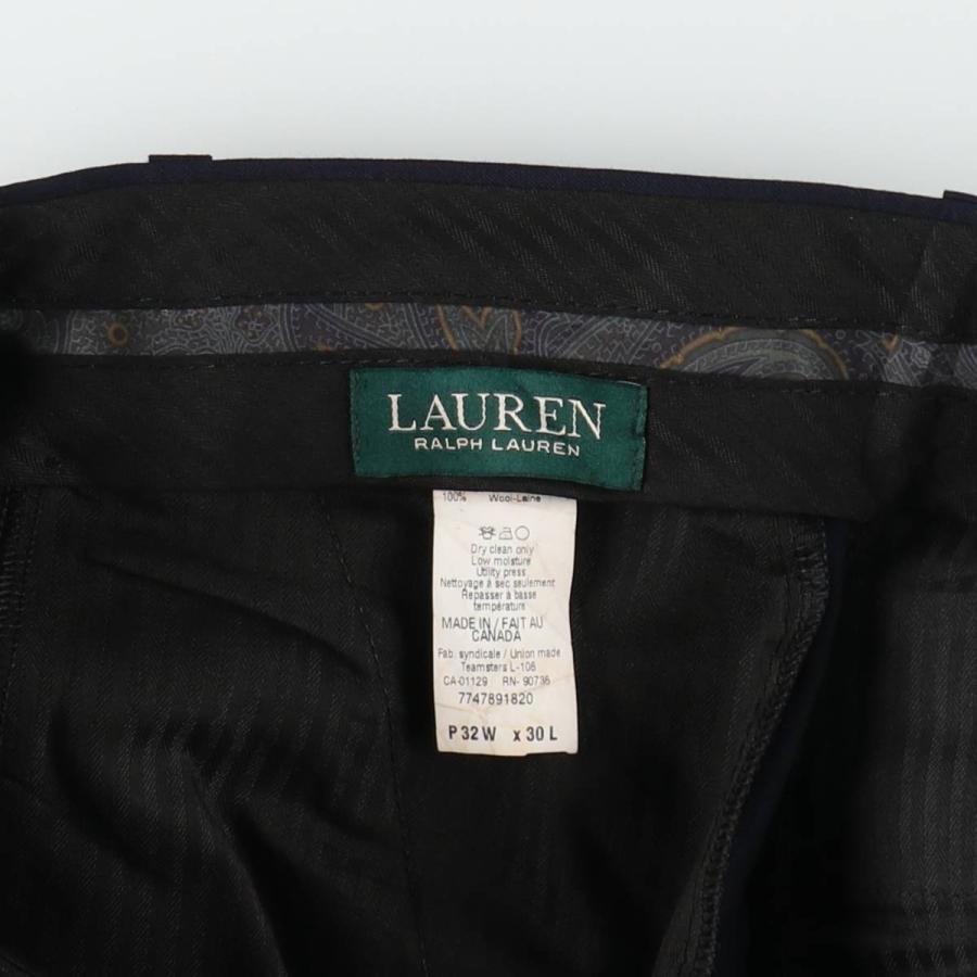 古着 ラルフローレン Ralph Lauren LAUREN ローレン ツータック ウールパンツ スラックス カナダ製 メンズw34相当/eaa622319 古着 ラルフローレン Ralph Lauren LAUREN ローレン ツータック ウール