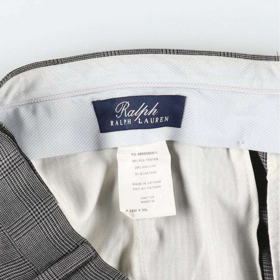 古着 ラルフローレン Ralph Lauren スラックスパンツ 33W×30L メンズ