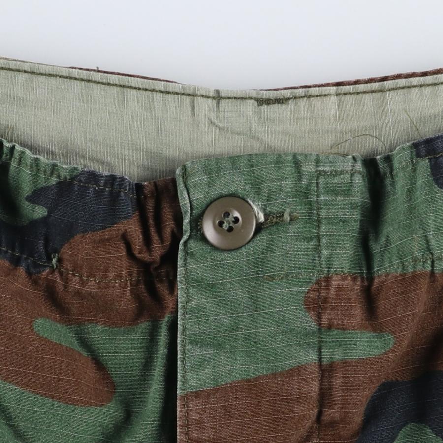 古着 80年代 米軍実品 ウッドランドカモ リップストップ ミリタリー