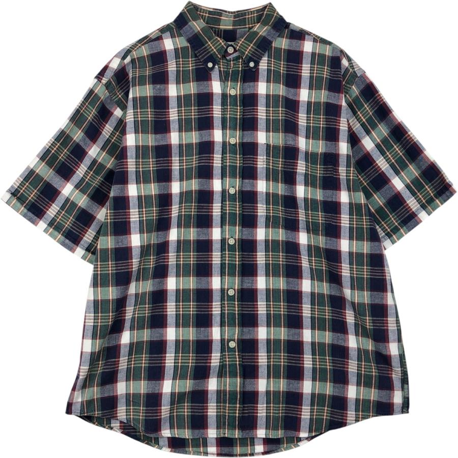 Eddie Bauer（エディーバウアー） 古着 マドラスチェック 長袖 ボタン