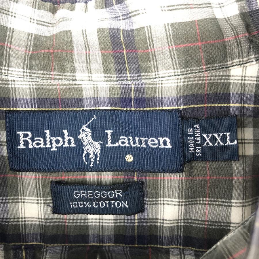 古着 ラルフローレン Ralph Lauren GREGGOR ボックスシャツ 半袖