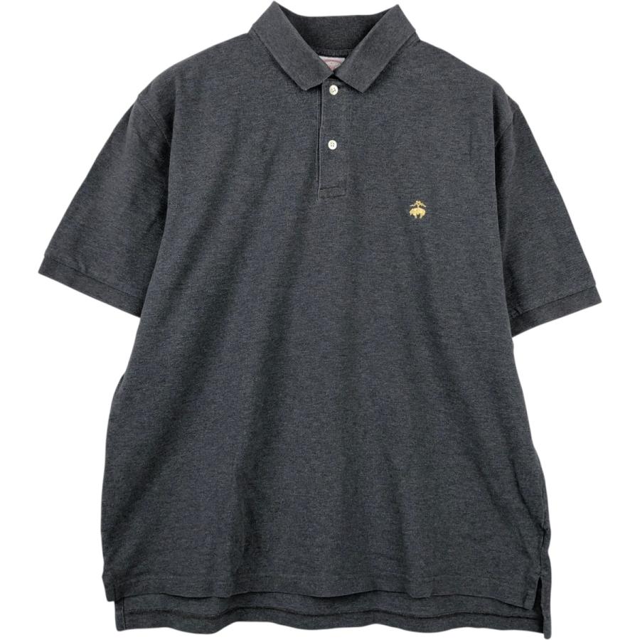 ム*ク様 新品 ブルックスブラザーズ 346 ワンポイント 半袖 ポロシャツ 紺 BROOKS BROTHERS（ブルックスブラザーズ） 古着 Brooks Brothers 346