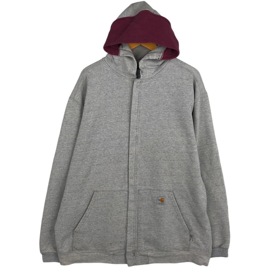 古着 カーハート Carhartt FRシリーズ スウェットフルジップパーカー メンズXL相当/eaa624251 Carhartt（カーハート） 古着 Carhartt FRシリーズ スウェット