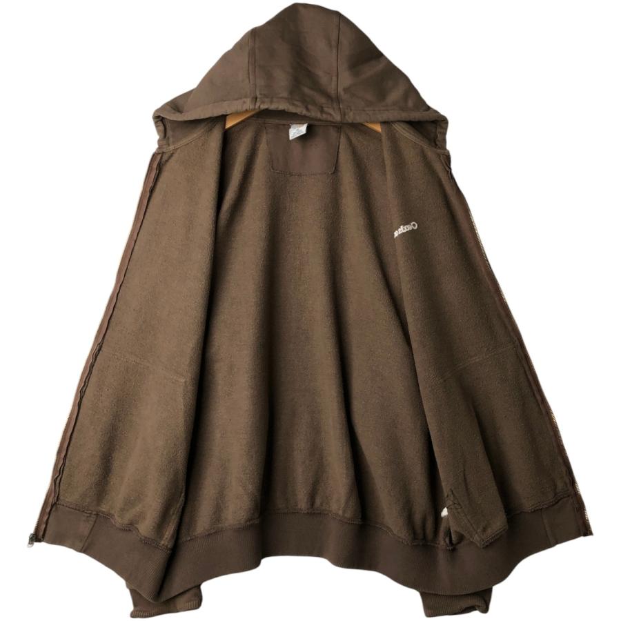 Carhartt（カーハート） 古着 スウェットフルジップパーカー メンズXL