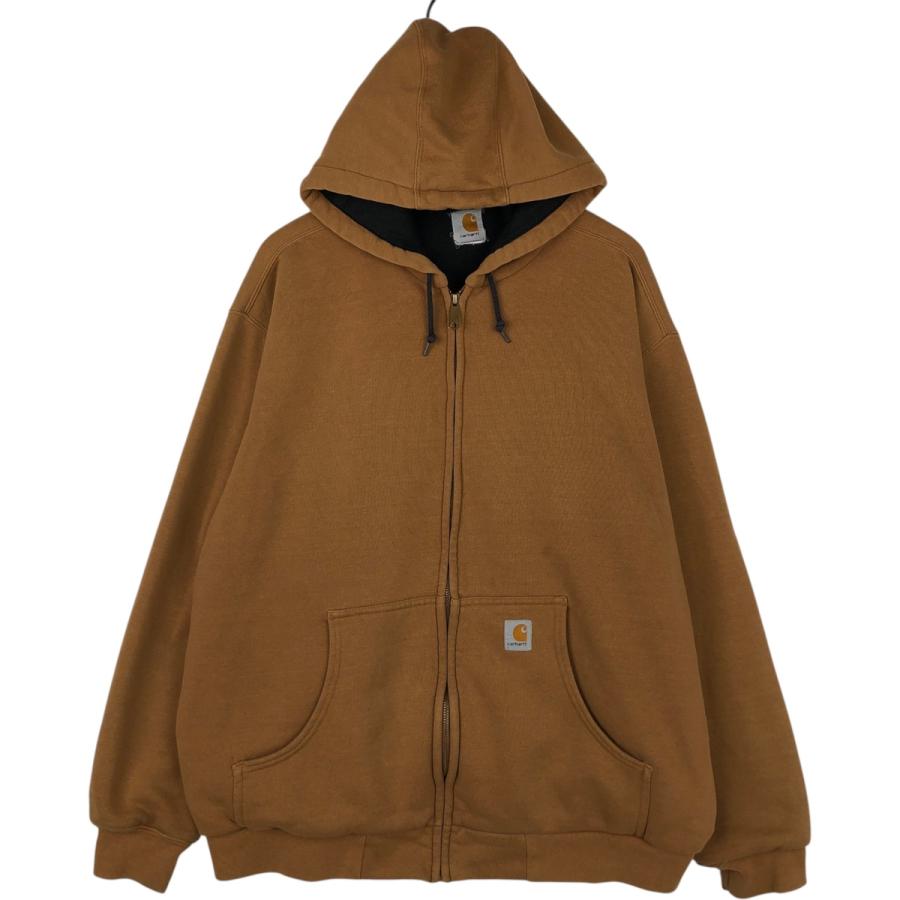 古着 カーハート Carhartt スウェットフルジップパーカー メンズXXL相当/eaa624299 Carhartt（カーハート） 古着 スウェットフルジップパーカー メンズXXL