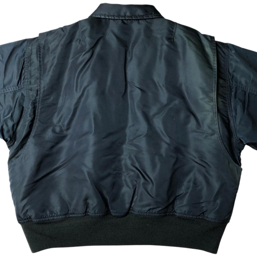 や*ん様 90s Schott CWU-R フライトジャケット ma-1 Mサイ Schott N.Y.C（ショット） 古着 民間品 SCHOTT CWU-R 中綿入り