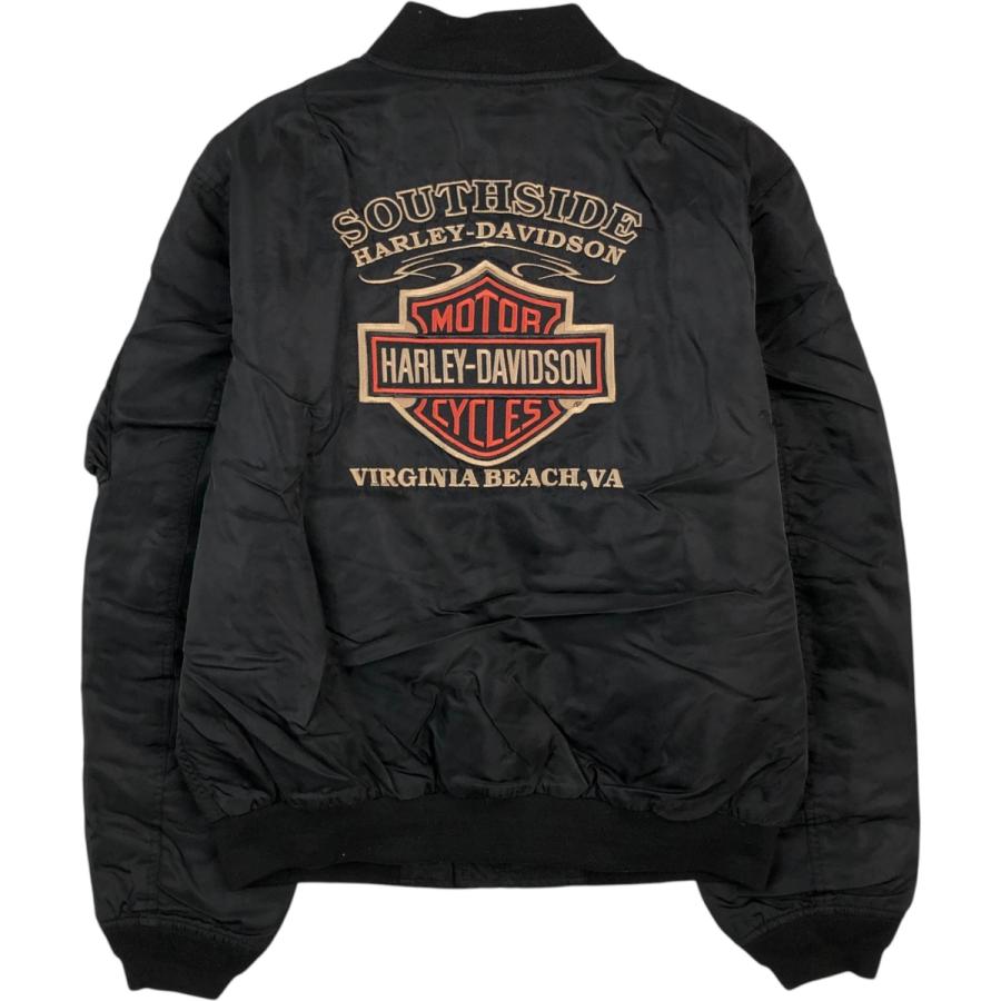 古着 ハーレーダビッドソン Harley-Davidson MA-1タイプ 中綿入り 