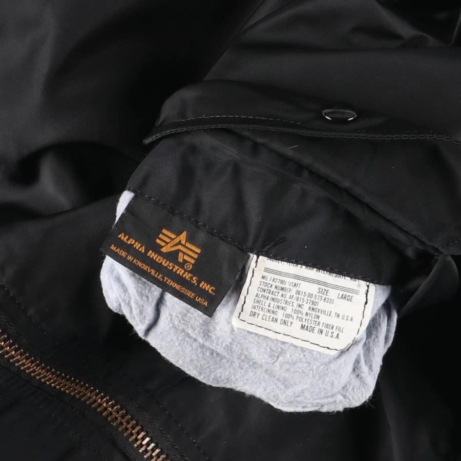 古着 90年代 民間品 アルファ ALPHA MA-1タイプ 中綿入り ミリタリー