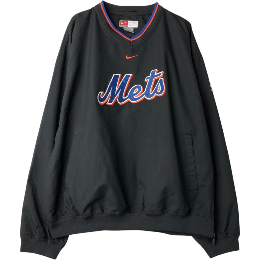 美品 NIKE ナイキ メッツ プルオーバージャケット メジャー チームウエア NIKE（ナイキ） 古着 00年代 NIKE TEAM MLB NEW YORK METS