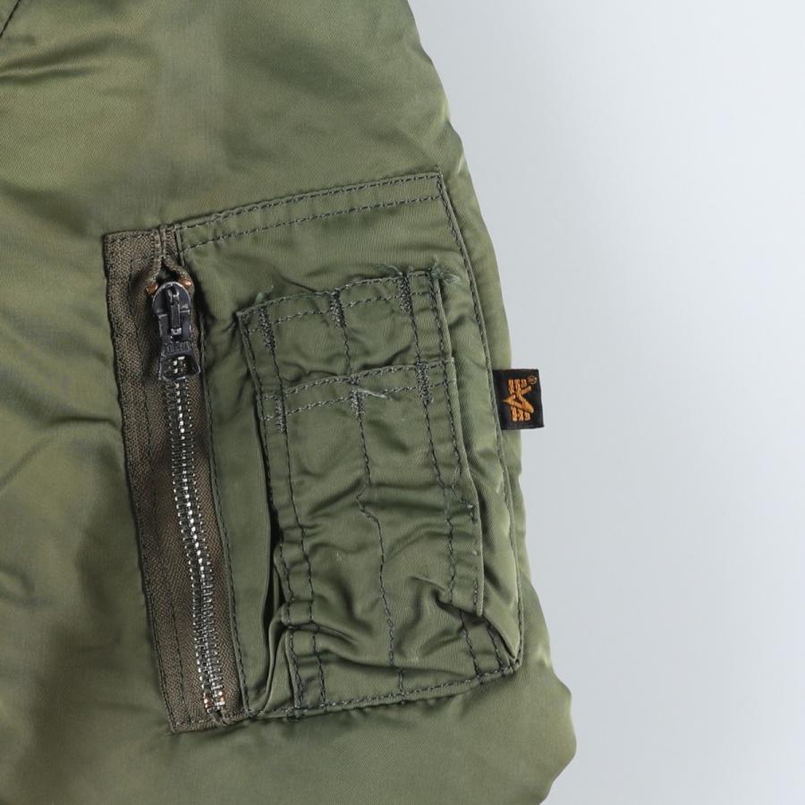 古着 民間品 90年代 アルファ ALPHA MA-1タイプ 中綿入り ミリタリー