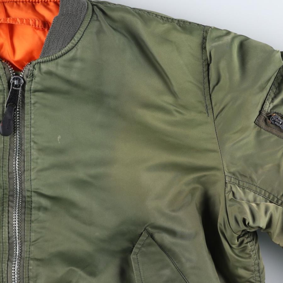古着 民間品 90年代 アルファ ALPHA MA-1タイプ 中綿入り ミリタリー