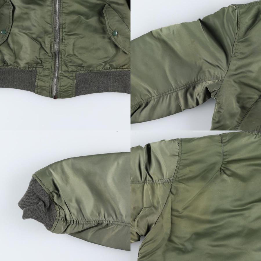 古着 民間品 90年代 アルファ ALPHA MA-1タイプ 中綿入り ミリタリー