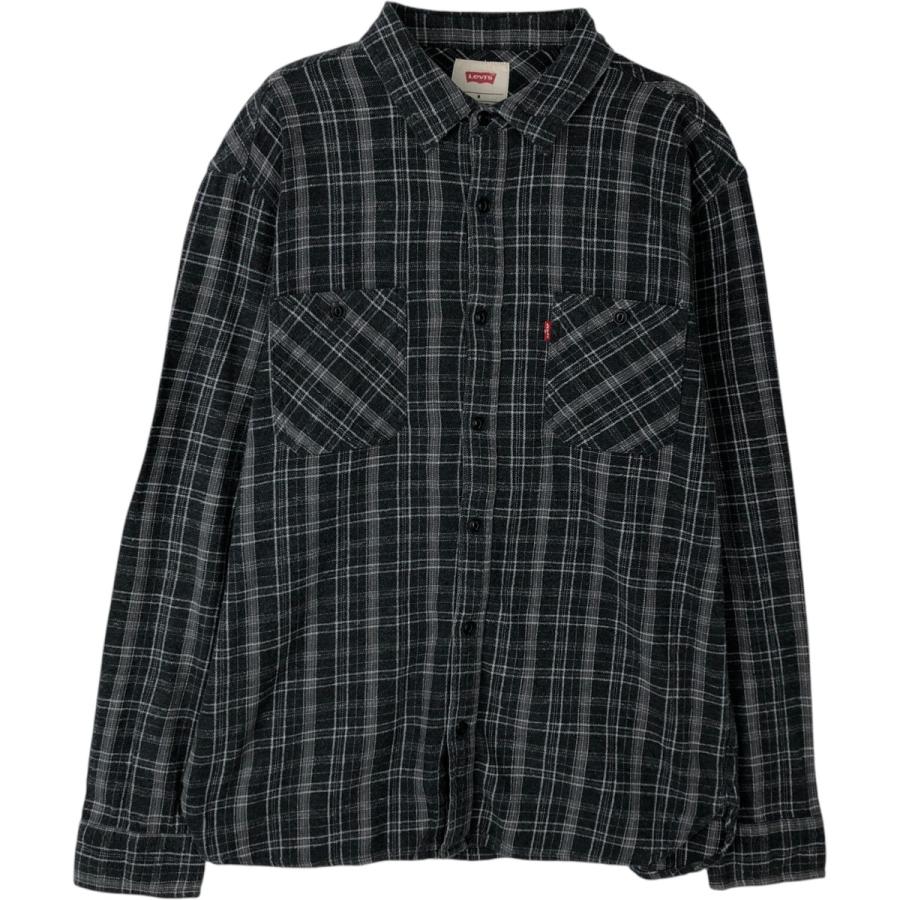古着 リーバイス Levi's 長袖 フランネルチェックシャツ レディースXS相当/eaa607047 古着 リーバイス Levis 長袖 フランネルチェックシャツ レディースXS