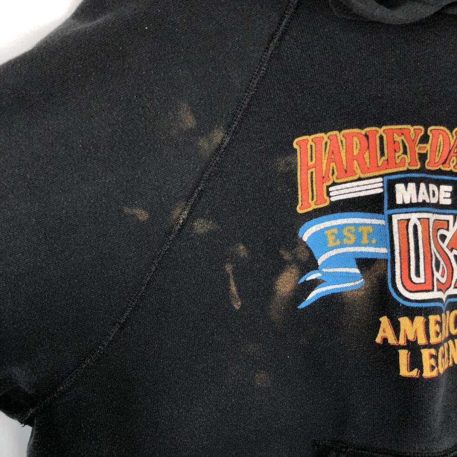 古着 BASSETT-WALKER Harley-Davidson ハーレーダビッドソン アドバタイジング スウェットプルオーバーパーカー USA製 メンズXL相当/eaa624820 古着 BASSETT-WALKER ハーレーダビッドソン アドバタイジング