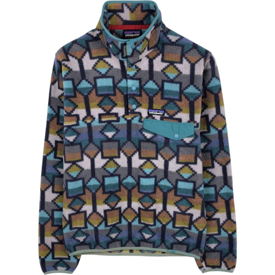 古着 パタゴニア Patagonia ライトウェイトシンチラスナップT 25580FA19 総柄 ハーフスナップ フリースプルオーバー メンズXS相当/eaa624931 patagonia（パタゴニア） 古着 ライトウェイトシンチラスナップT