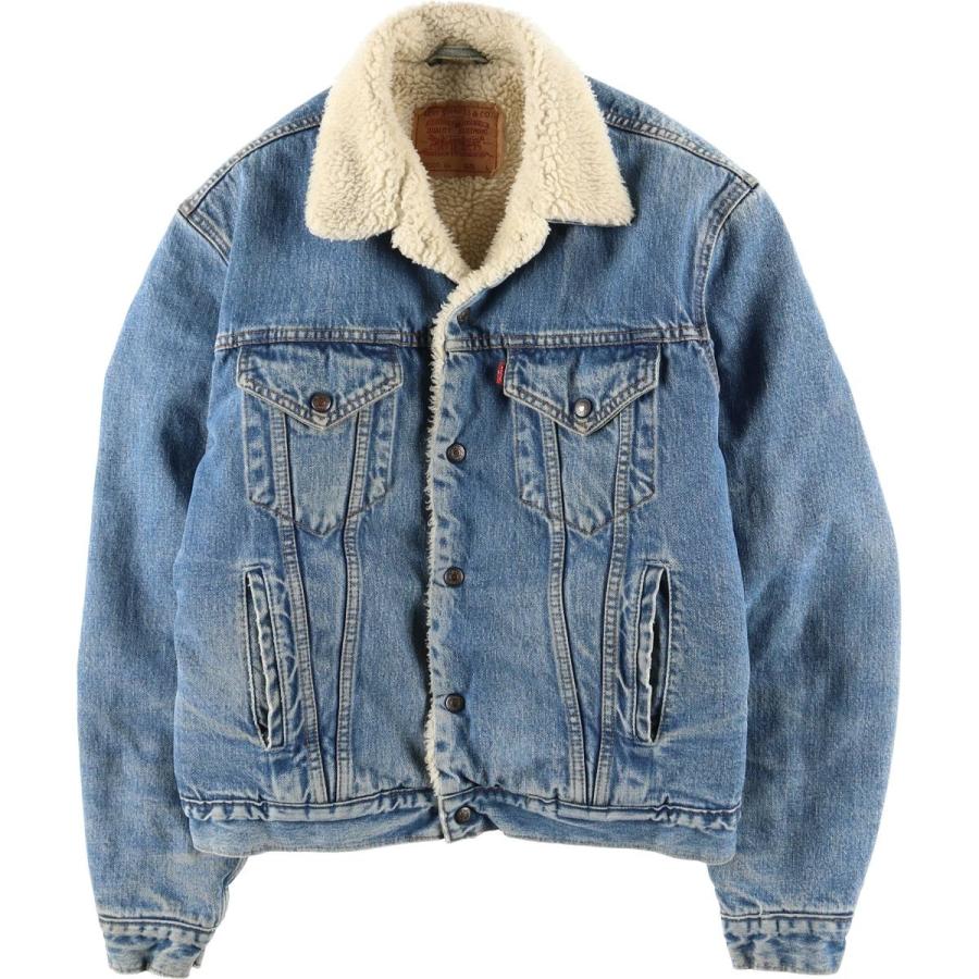 古着 90年代 リーバイス Levi's 71500-0414 デニムボアジャケット メンズL相当 ヴィンテージ/eaa624960 Levi's（リーバイス） 古着 90年代 Levi's 71500-0414 デニムボア