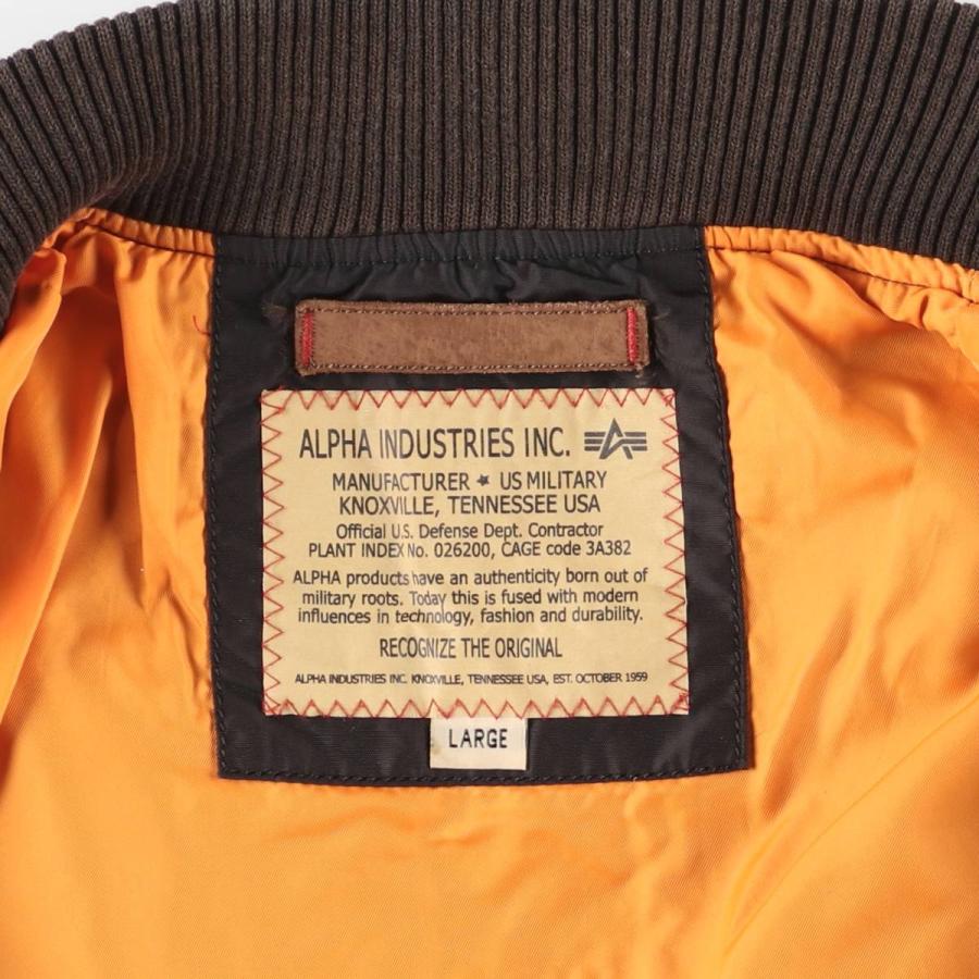 古着 民間品 アルファ ALPHA MA-1タイプ ミリタリー フライト