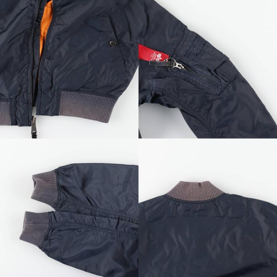 古着 民間品 アルファ ALPHA MA-1タイプ ミリタリー フライトジャケット メンズM相当/eaa624979 古着 民間品 アルファ ALPHA MA-1タイプ ミリタリー フライト