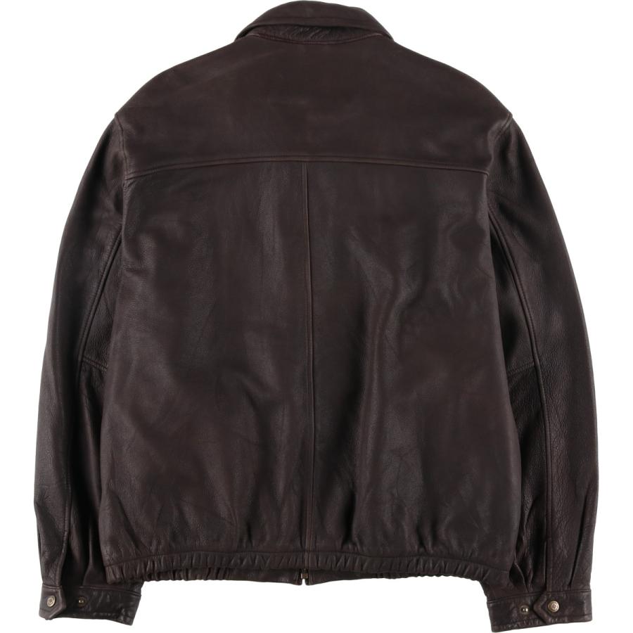 Columbia レザージャケット レザーブルゾン Columbia（コロンビア） 古着 スイングトップタイプ レザーブルゾン