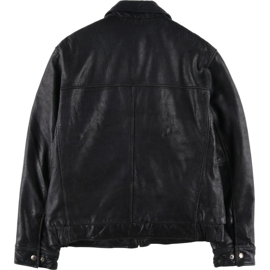 古着 ドッカーズ DOCKERS スイングトップタイプ 中綿入り レザー