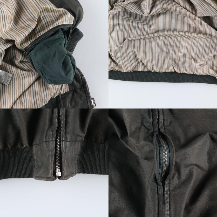 古着 QU DRO sportwear レザーブルゾン メンズL相当 /eaa625101 : 古着