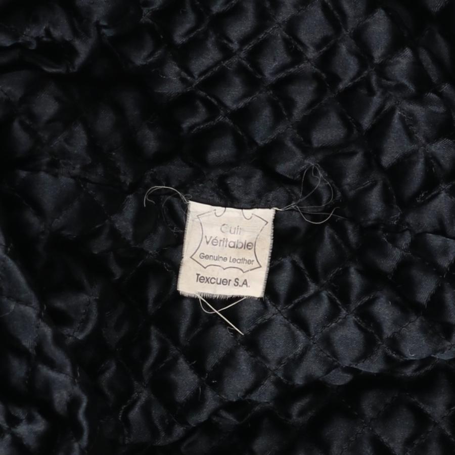 古着 MARIGOT スイングトップタイプ レザーブルゾン メンズL相当