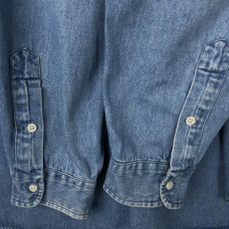 古着 ラルフローレン Ralph Lauren BLAKE 長袖 ボタンダウンデニム