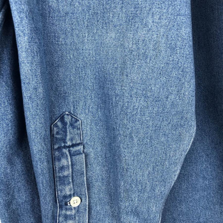 古着 ラルフローレン Ralph Lauren BLAKE 長袖 ボタンダウンデニム