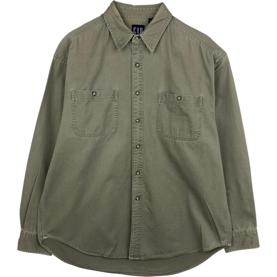 GAP（ギャップ） 古着 90年代 オールドギャップ 長袖 コットンシャツ